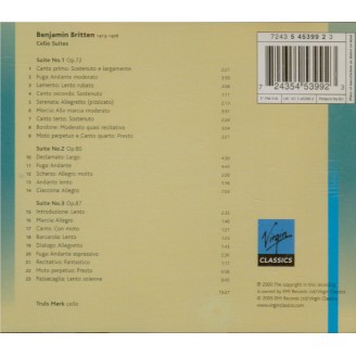 BRITTEN - Mork - Suite pour violoncelle seul n°1 op.72